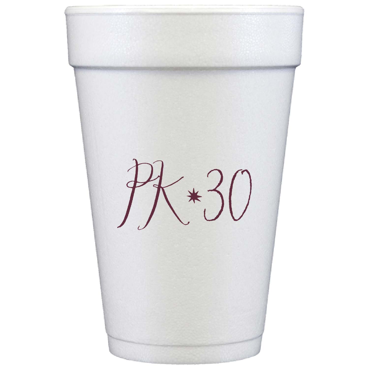 chic soiree | styrofoam cups