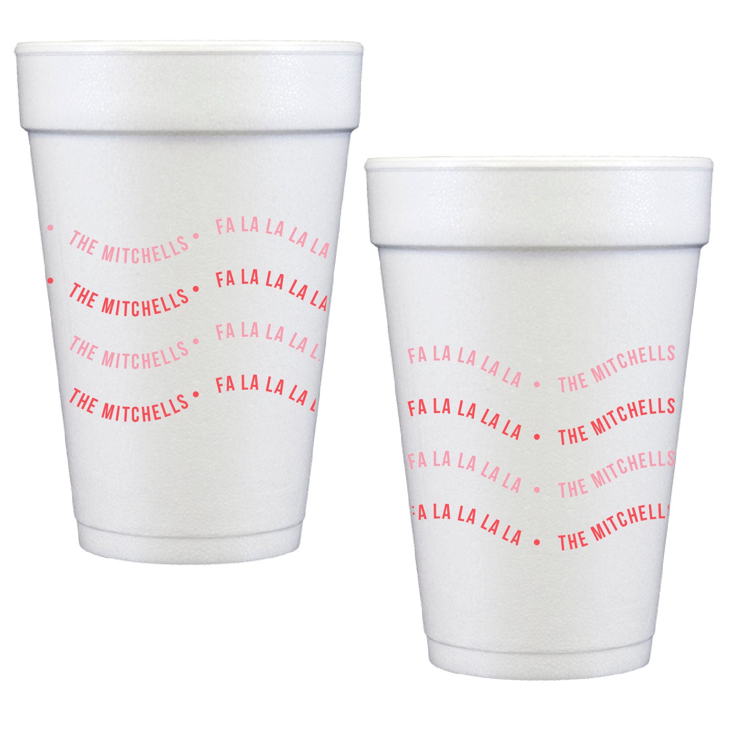 fa la la la la | styrofoam cups