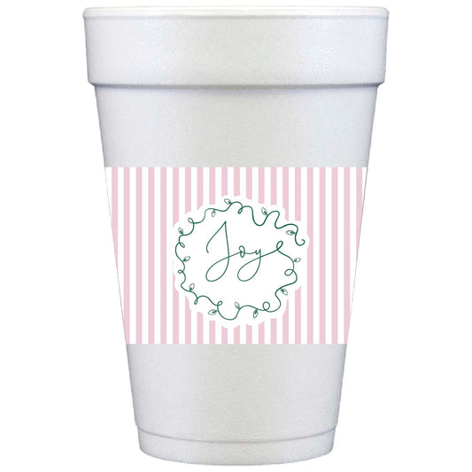 joyful lights | styrofoam cups