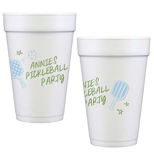 pickle party | styrofoam cups