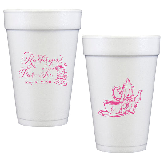 tea party | styrofoam cups