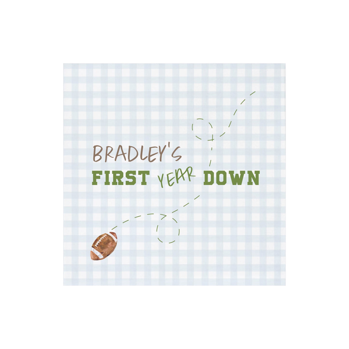 first year down | napkins | 3ply or linen