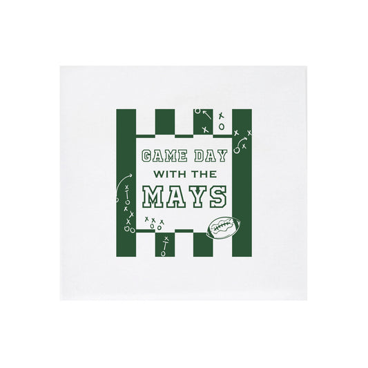 football | napkins | 3ply or linen
