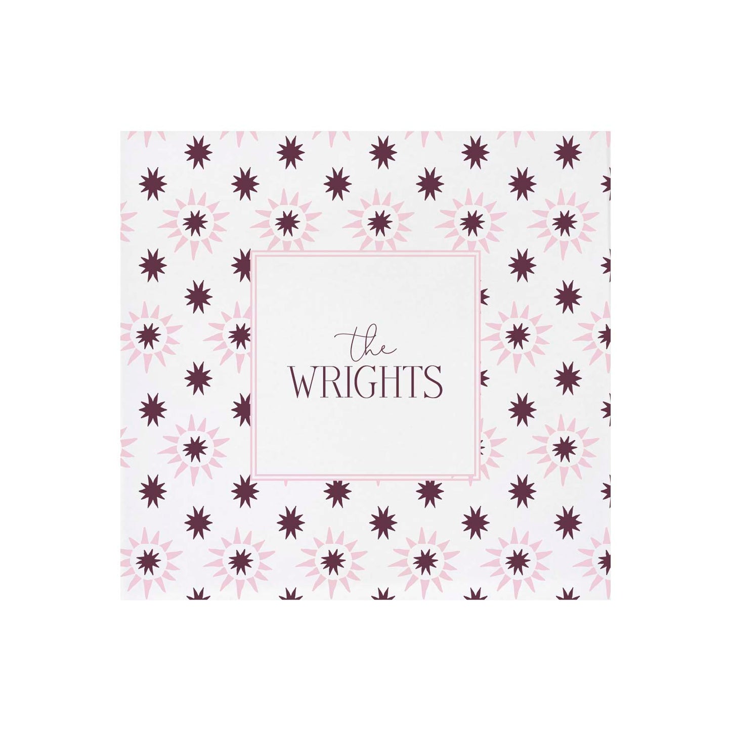 pink and berry starburst | napkins | 3ply or linen