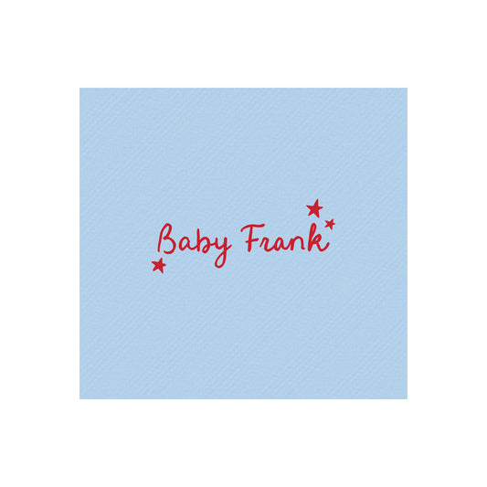 red, white & baby blue | napkins | 3ply or linen