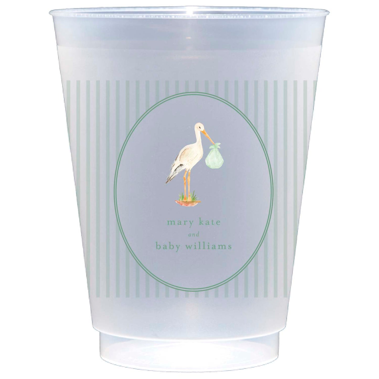 baby stork | shatterproof frosted flex | digital