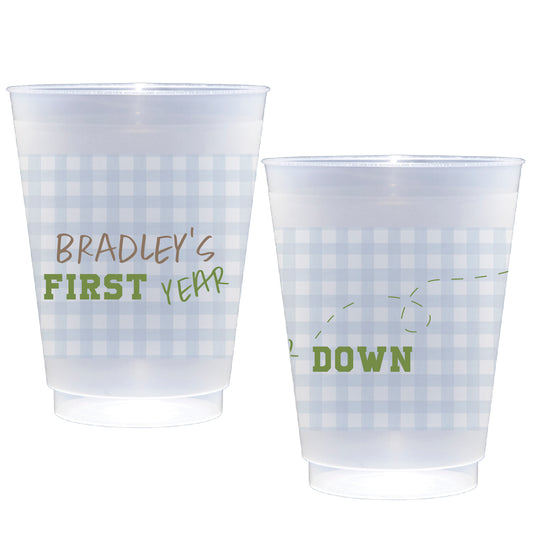 first year down | shatterproof frosted flex | digital