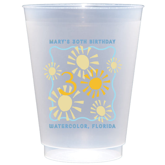 sunshine blue | shatterproof frosted flex | digital