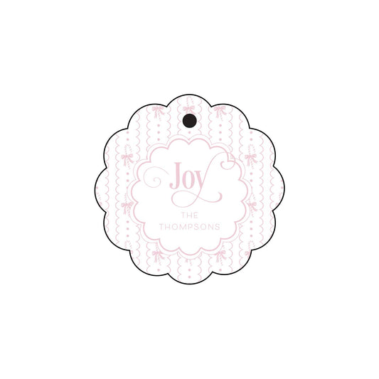 candy can scallop | gift tags