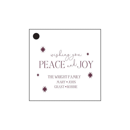 pink and berry starburst | gift tags