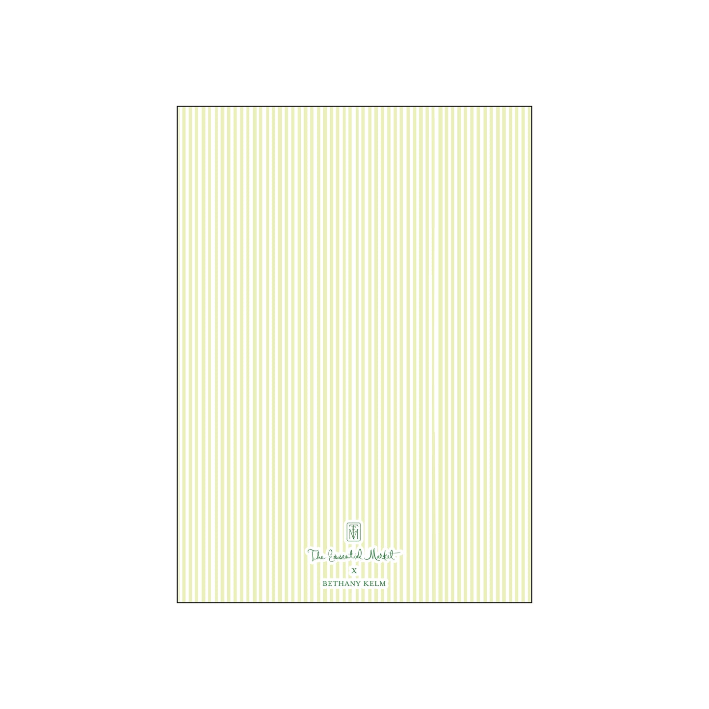 christmas otomi green | holiday card | bethany kelm