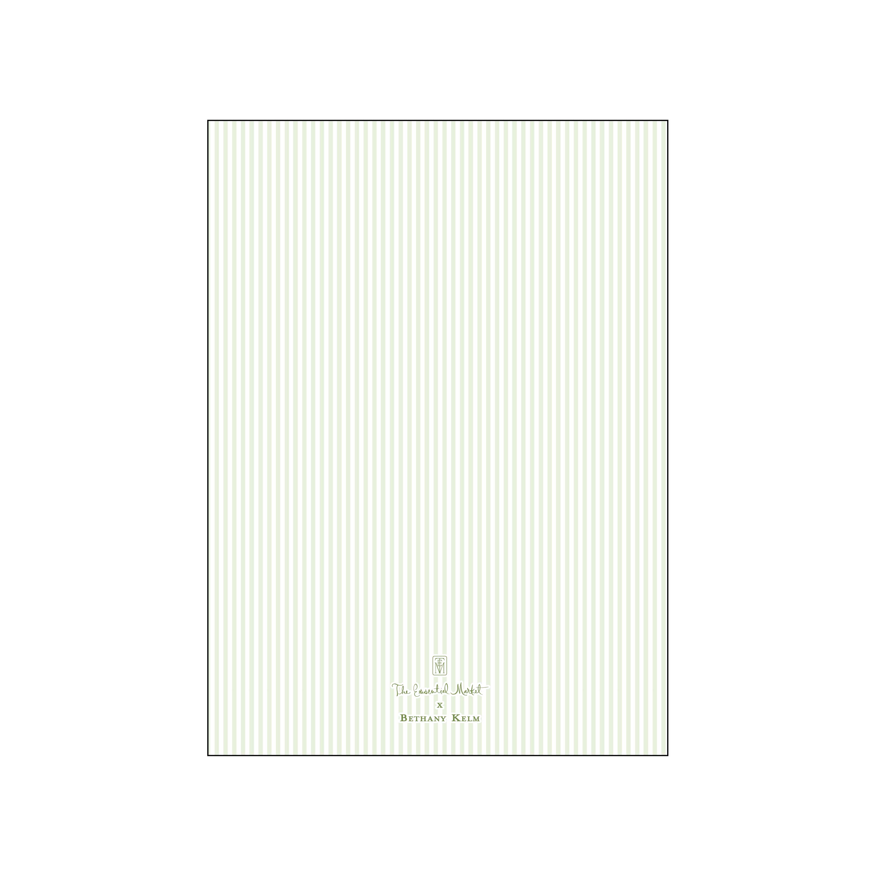 green and white floral frame | vertical | holiday card | bethany kelm