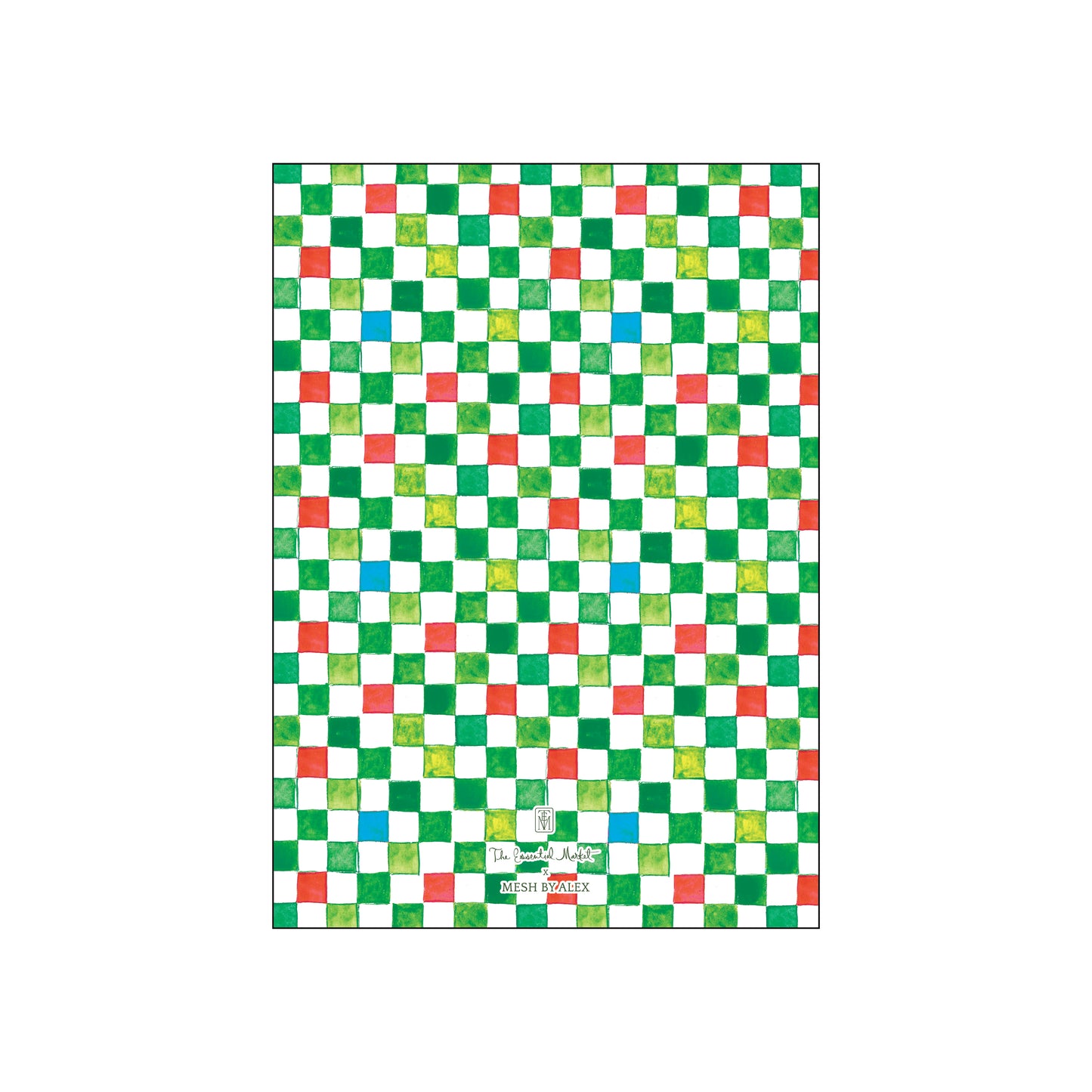 holiday check | holiday card | mesh by alex