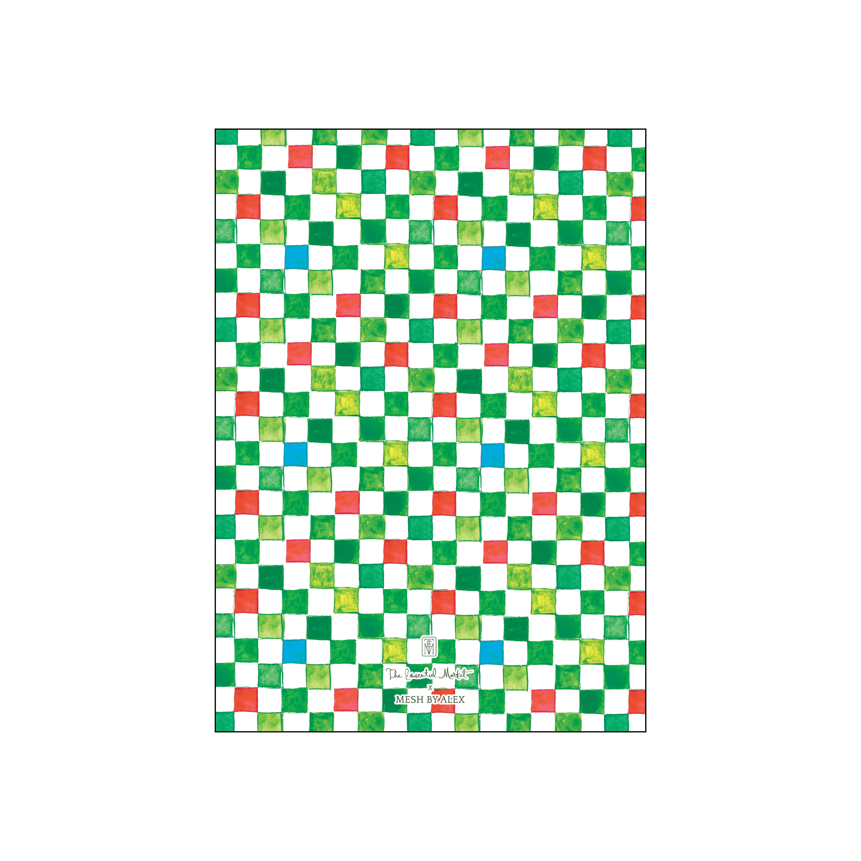 holiday check | holiday card | mesh by alex