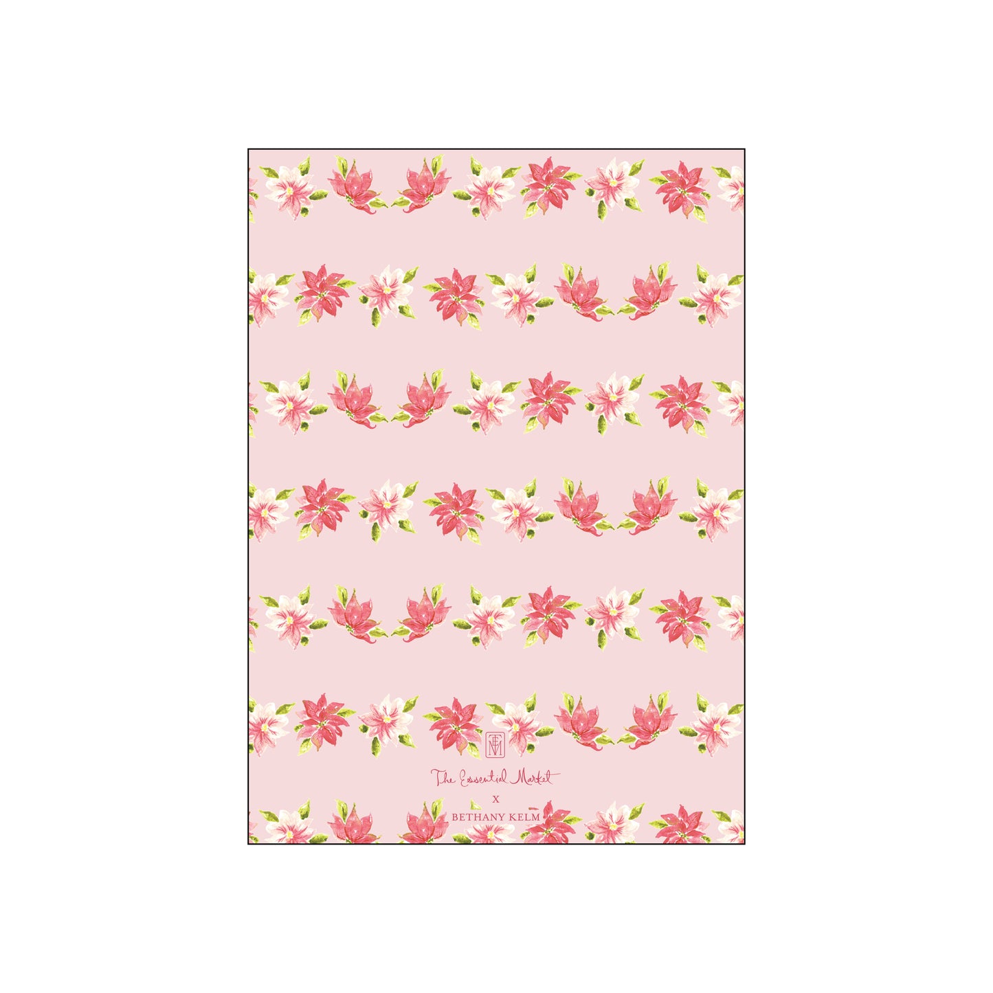 poinsettia | holiday card | bethany kelm