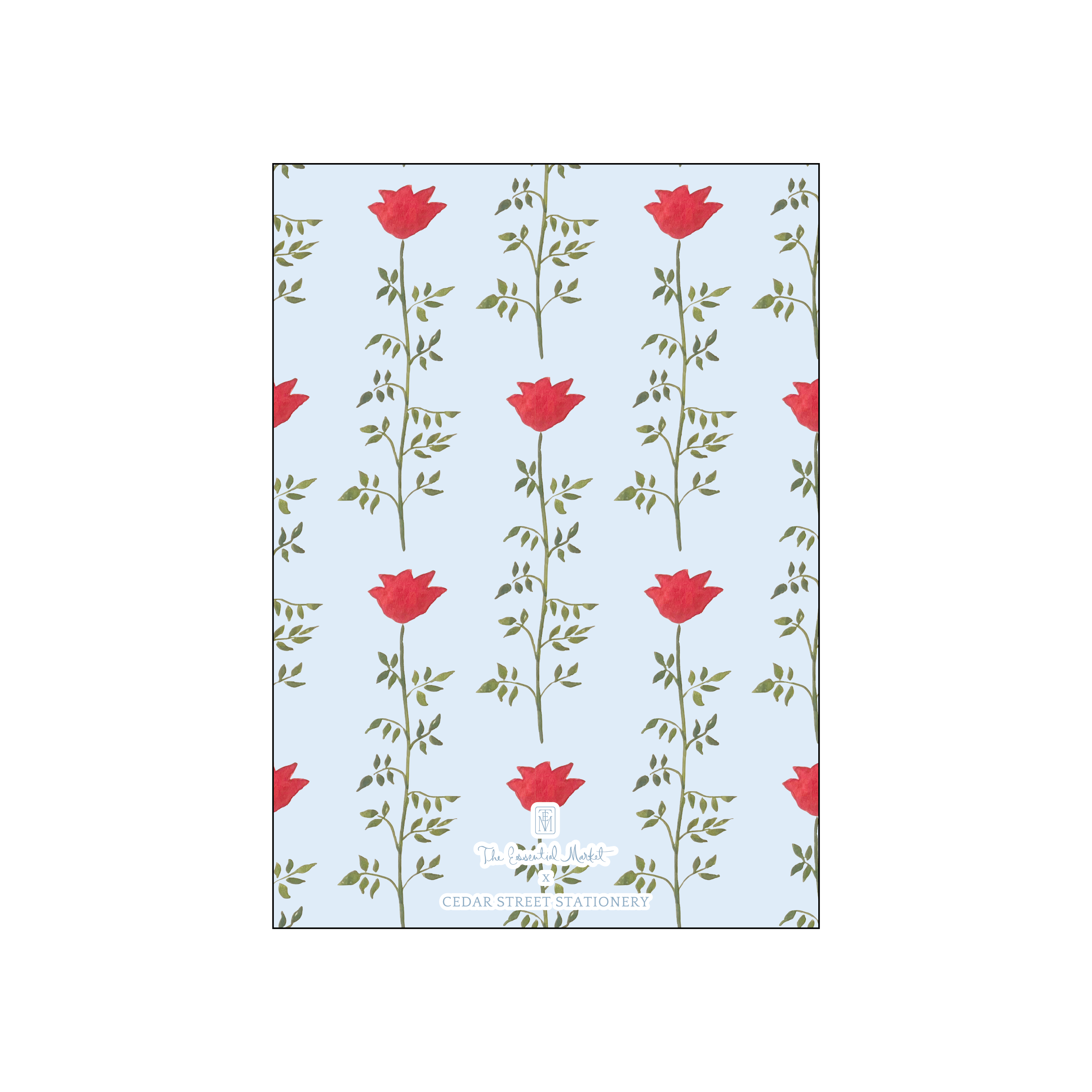rose | holiday card | cedar street stationery