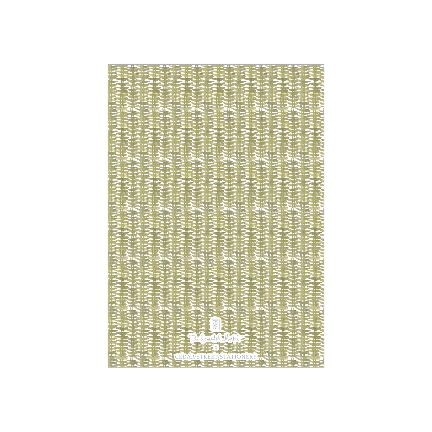 wicker | holiday card | cedar street stationery