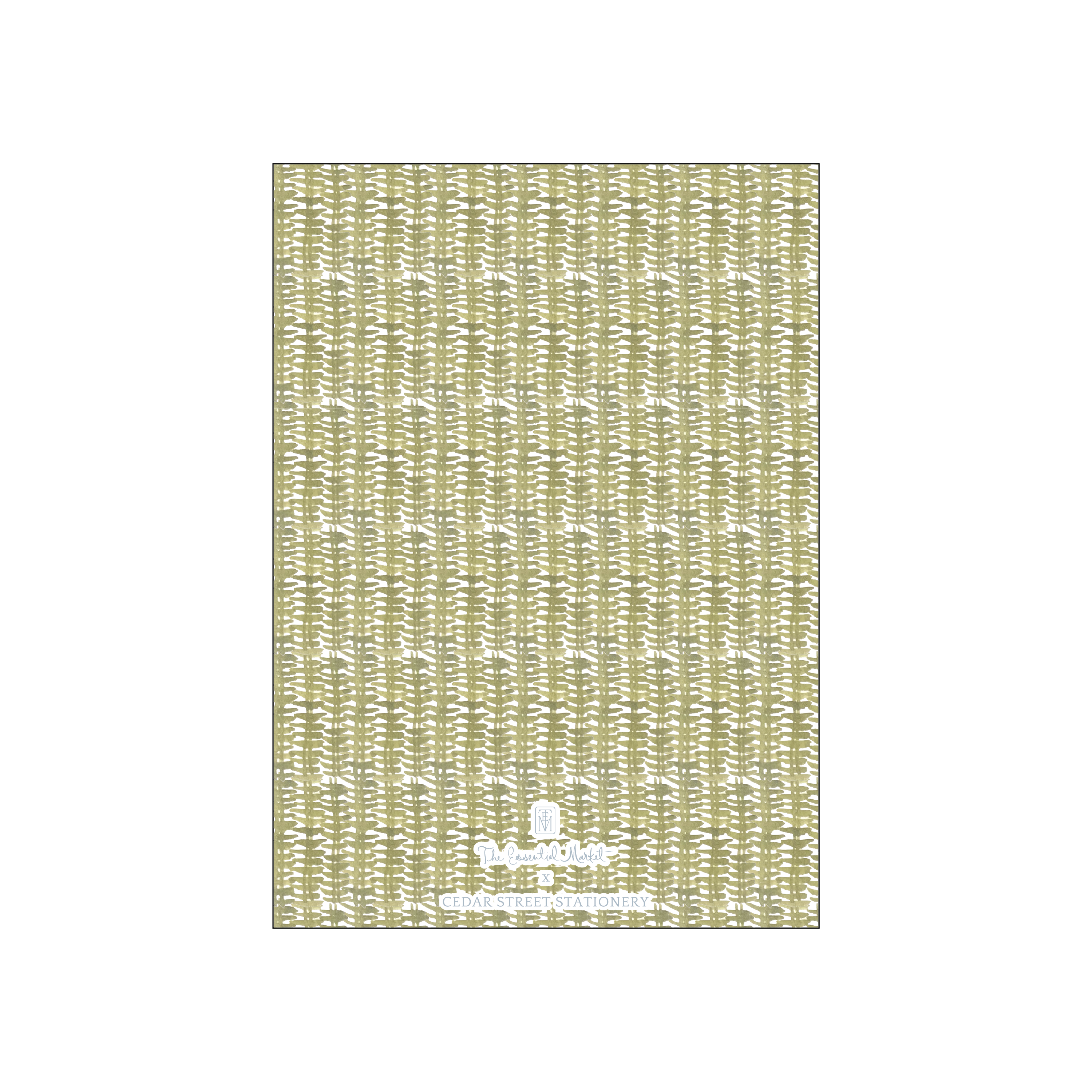 wicker | holiday card | cedar street stationery