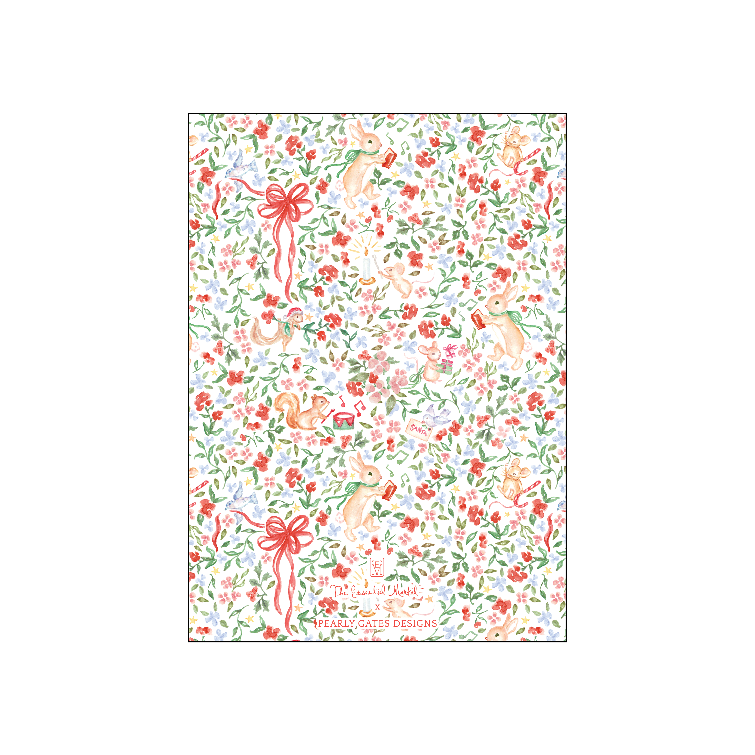 woodland christmas | holiday card | pearly gates designs