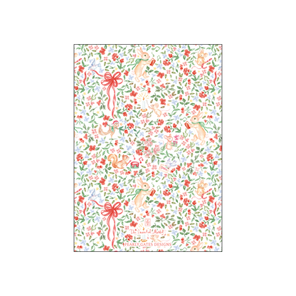 woodland christmas | holiday card | pearly gates designs