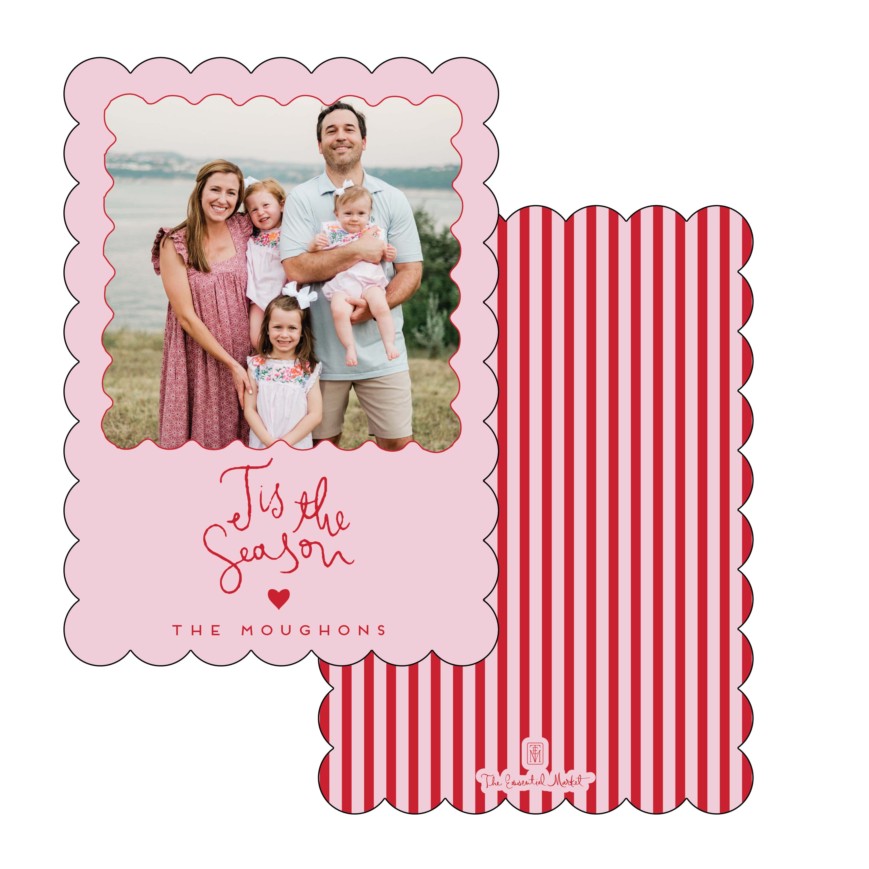 tis the season | holiday card | digital printed