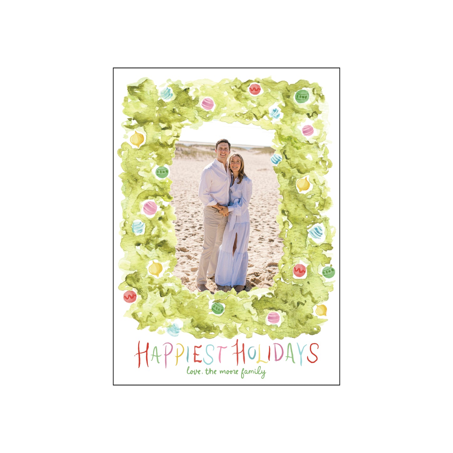 colorful boxwood | holiday card | bethany kelm