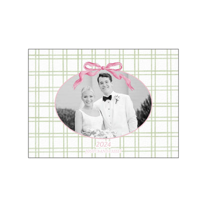 plaid and bows | horizontal | holiday card | bethany kelm
