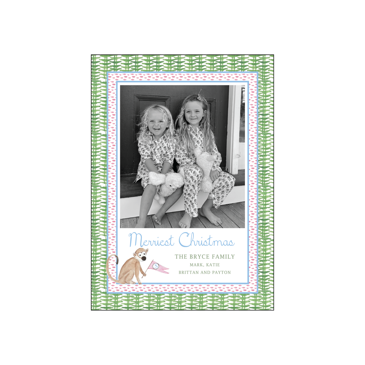 preppy | holiday card | cedar street stationery