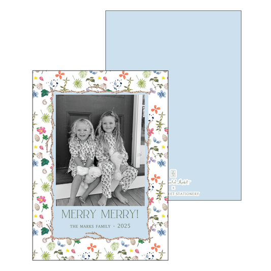 botanical study | holiday card | cedar street stationery