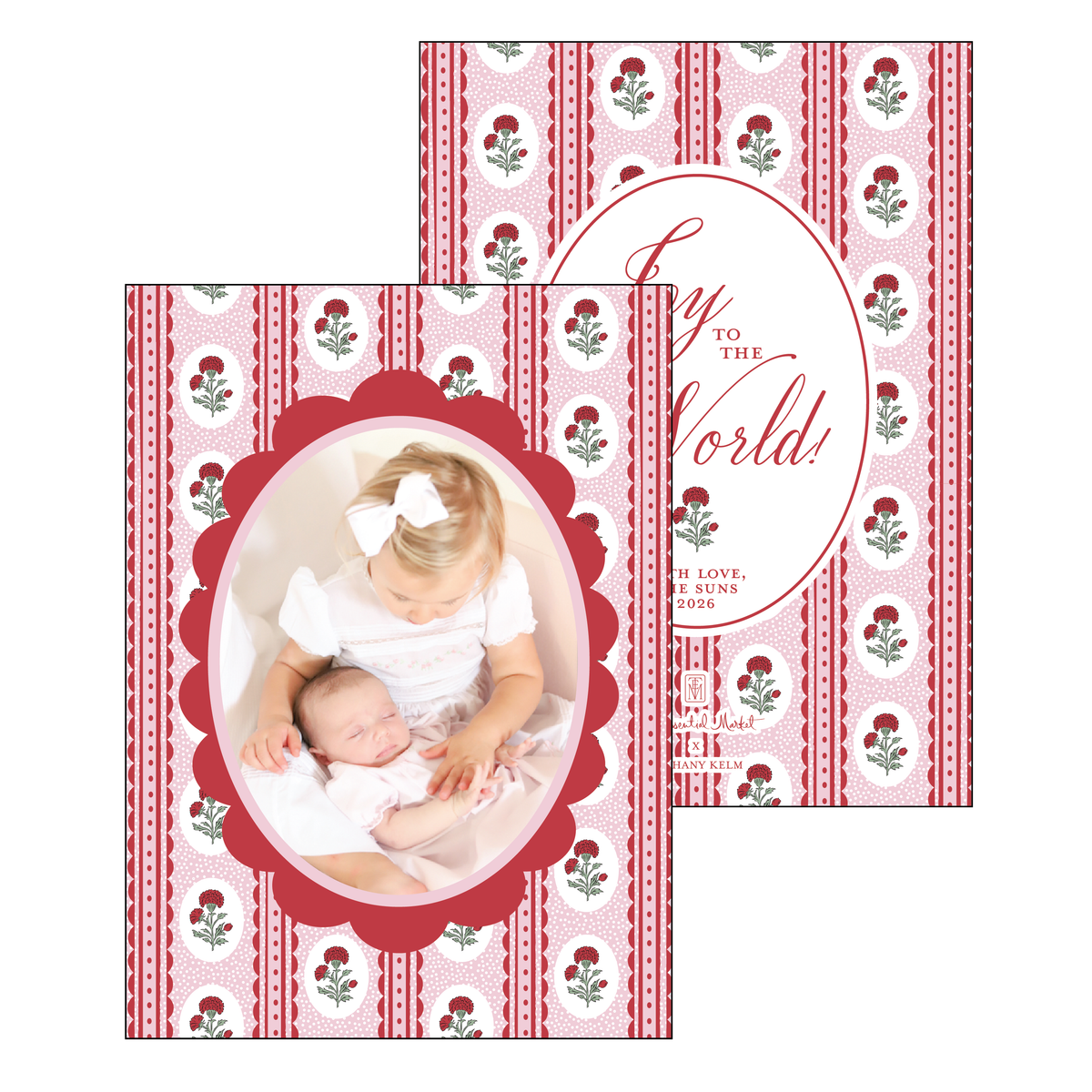 christmas floral | holiday card | bethany kelm