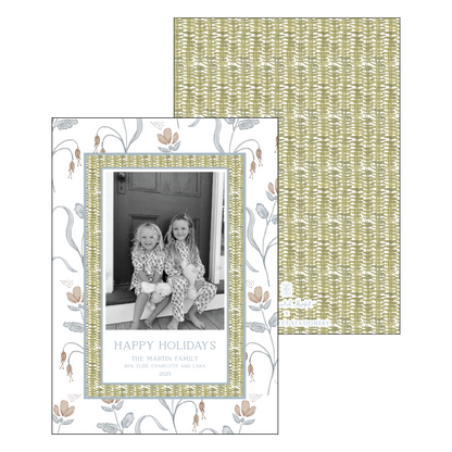 wicker | holiday card | cedar street stationery