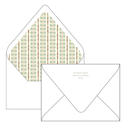 bamboo plaid | holiday card | bayberry kate