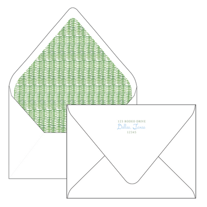 preppy | holiday card | cedar street stationery