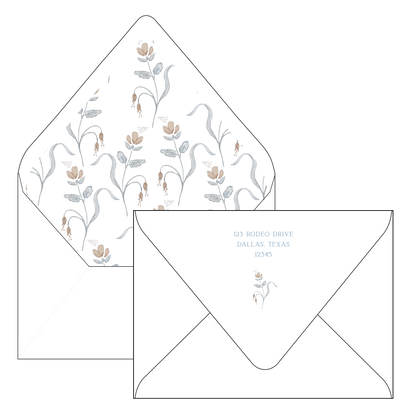 wicker | holiday card | cedar street stationery
