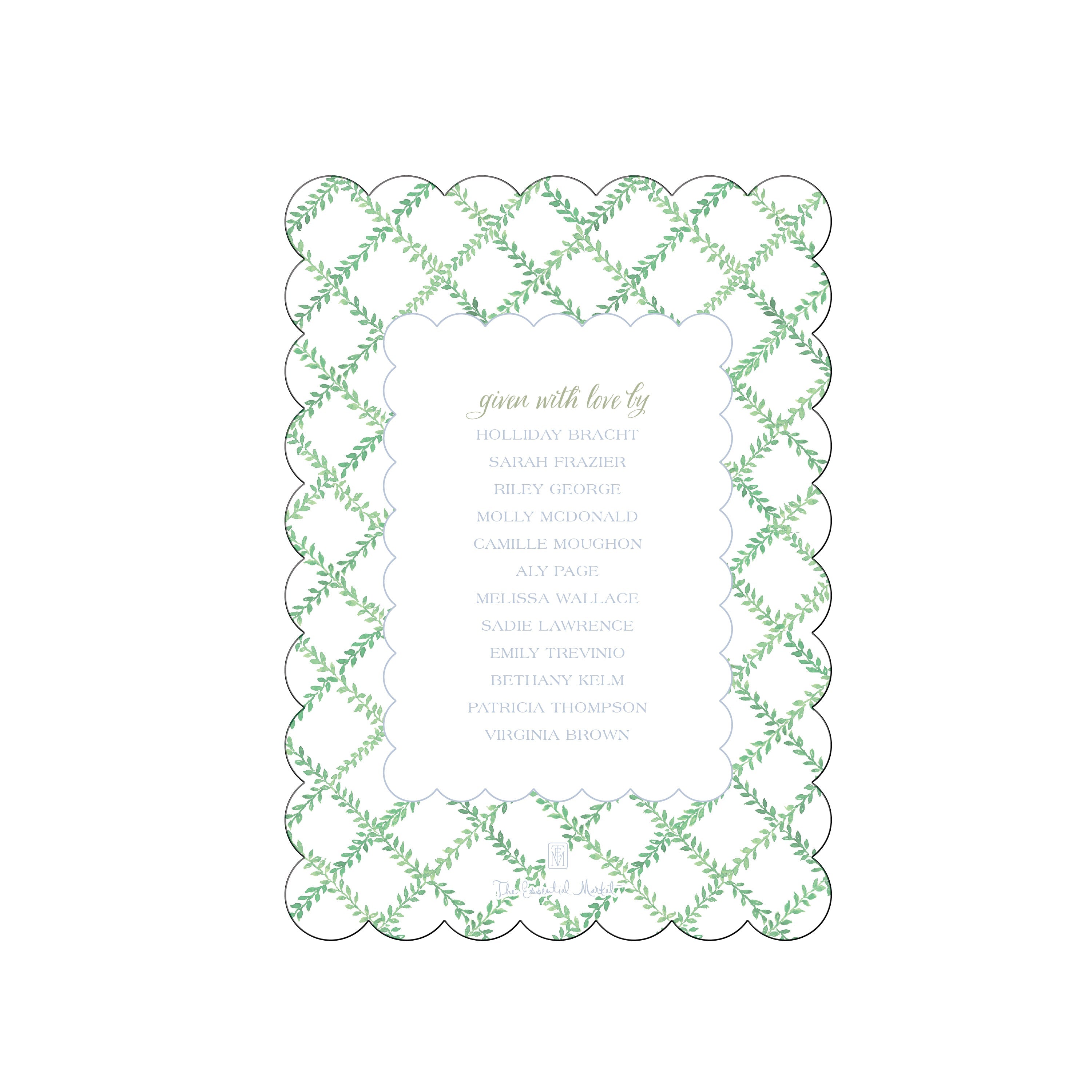 boxwoods | invitation