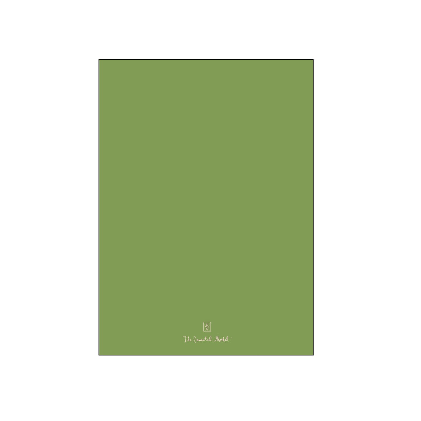 green border | invitation