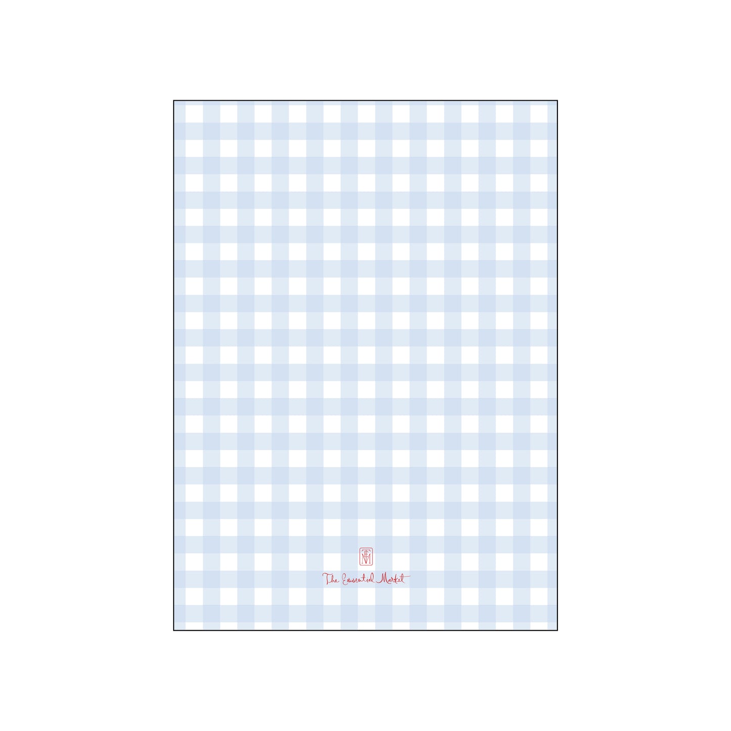 red, white & baby blue | invitation