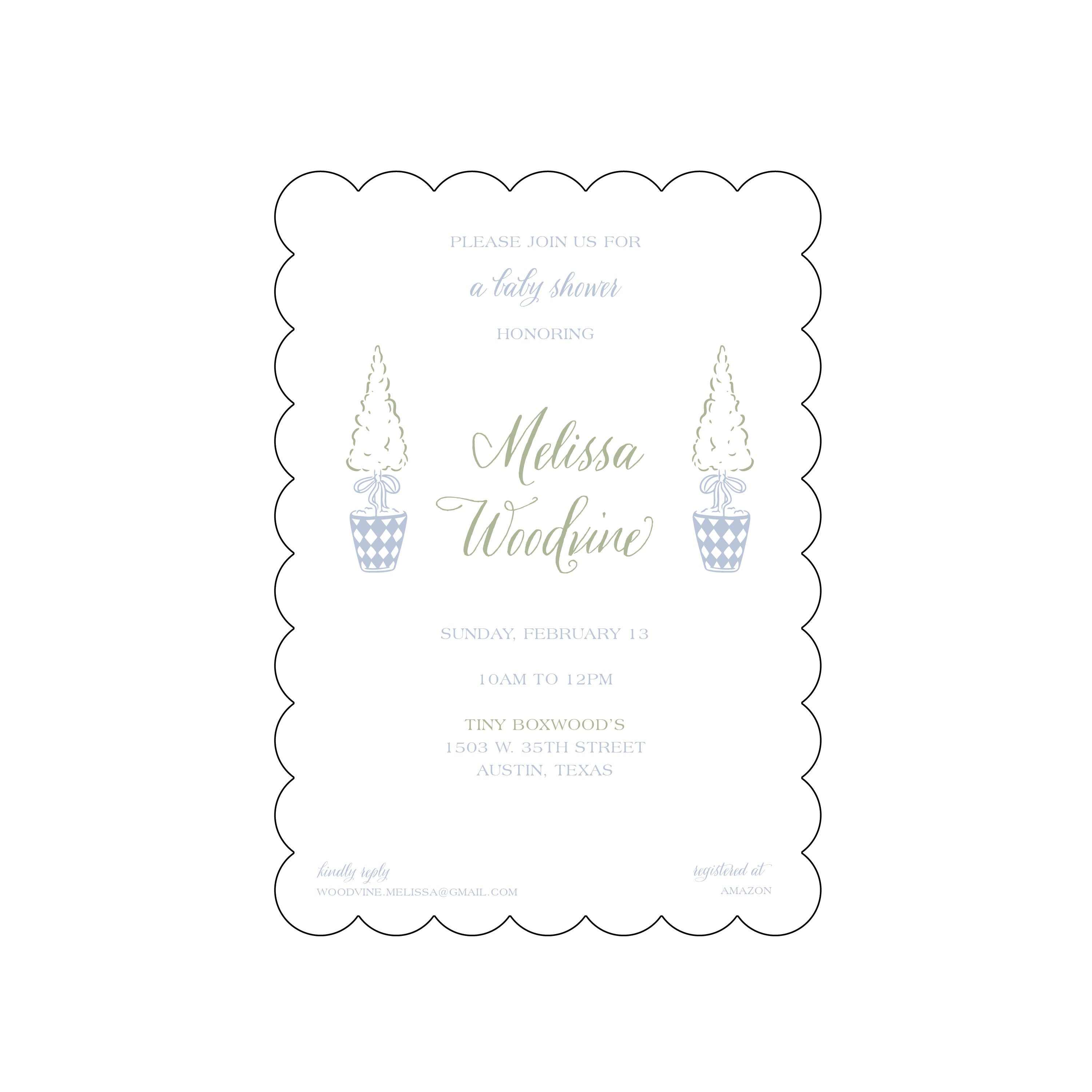 boxwoods | invitation
