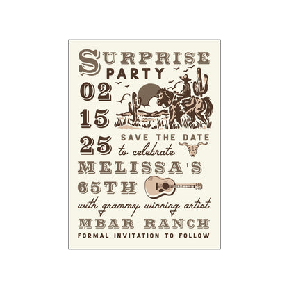 concert cowboy | invitation