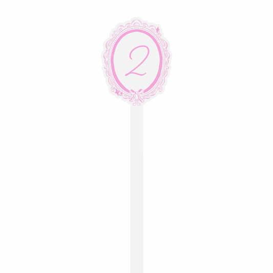 princess  personalized stir sticks