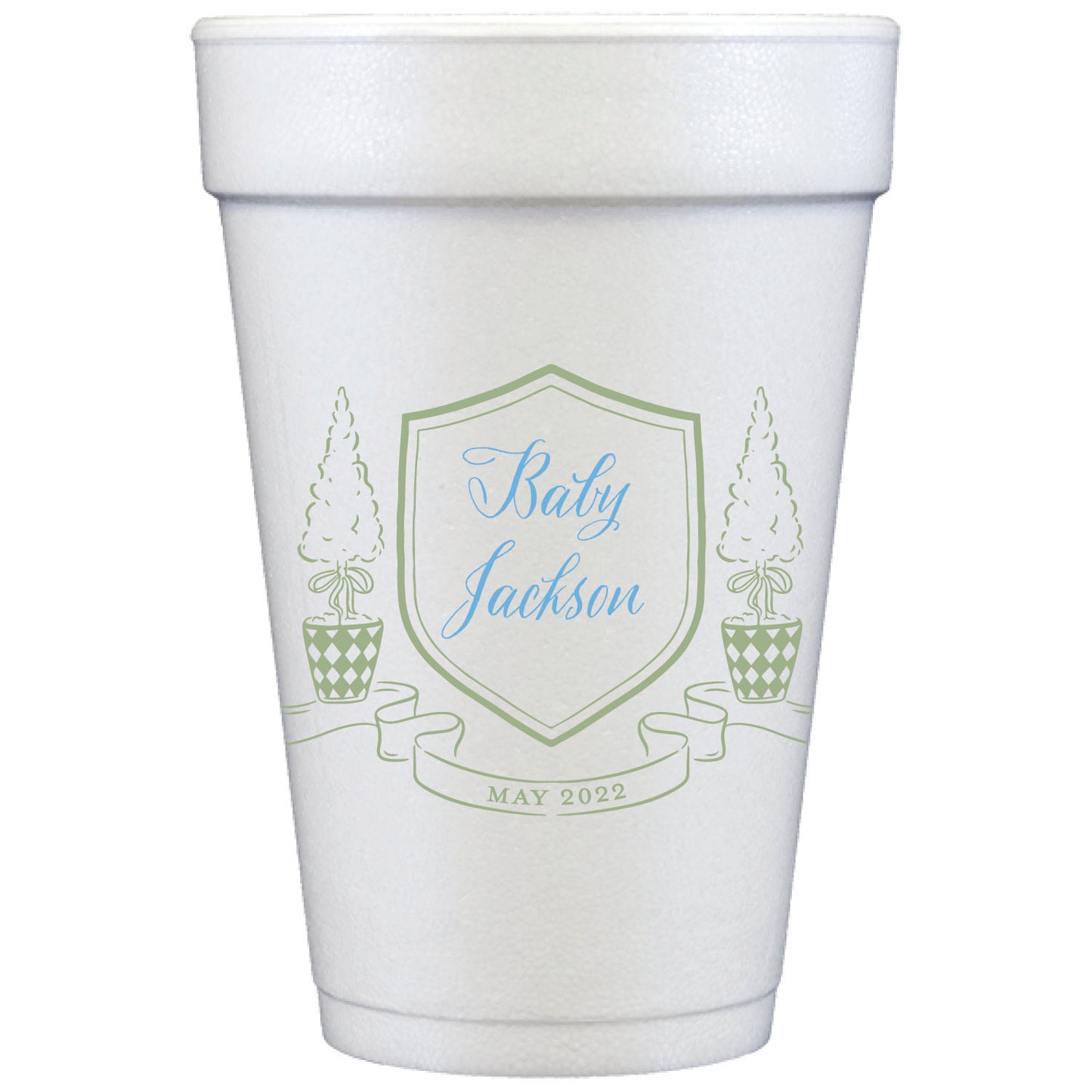 boxwoods | styrofoam cups