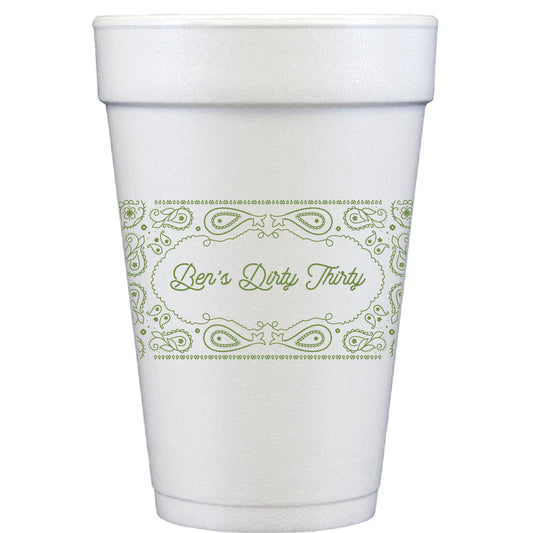 howdy | styrofoam cups