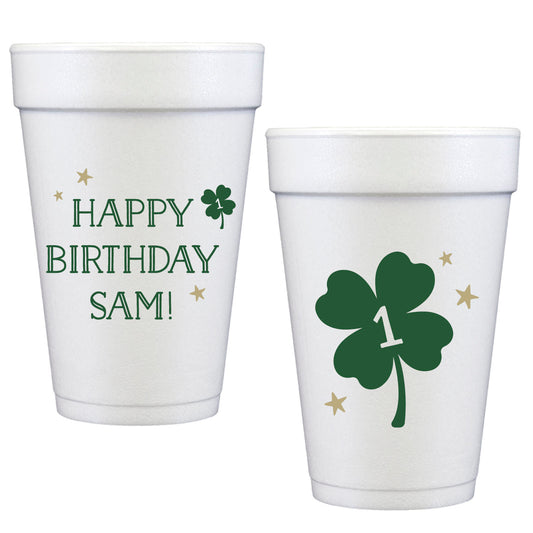 lucky one | styrofoam cups