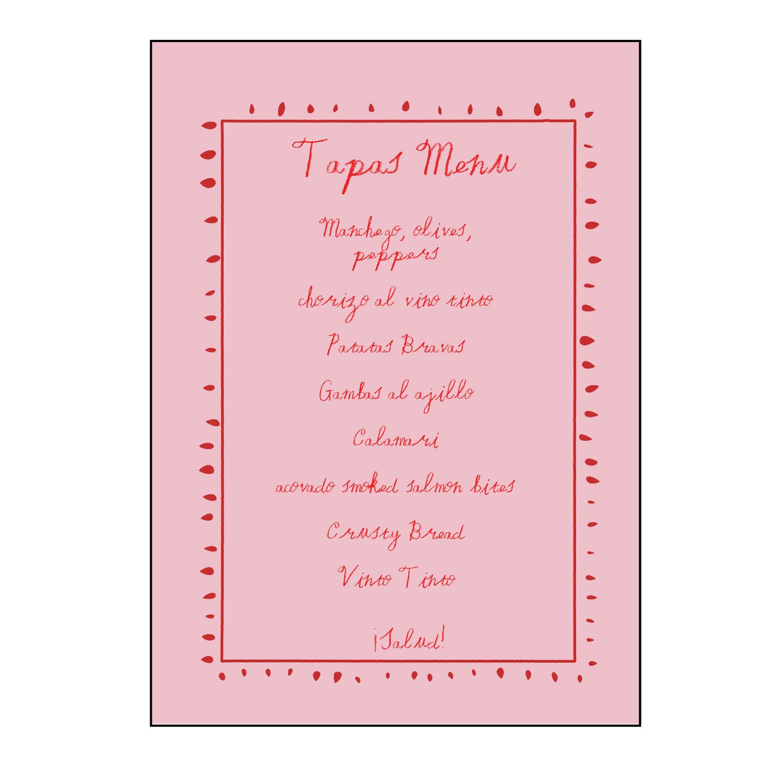classically cursive | menus