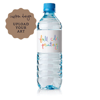 waterbottle labels | upload your art | full color