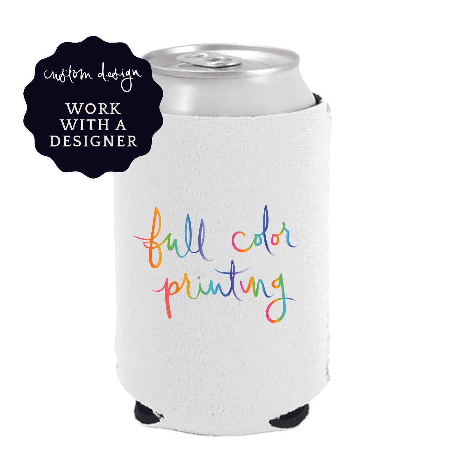 neoprene can coolers | custom design | full color/digital print