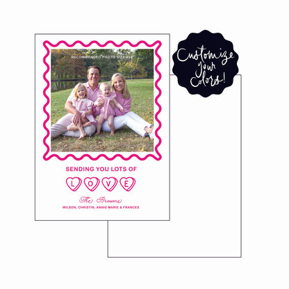 squiggles | valentine's card | letterpress