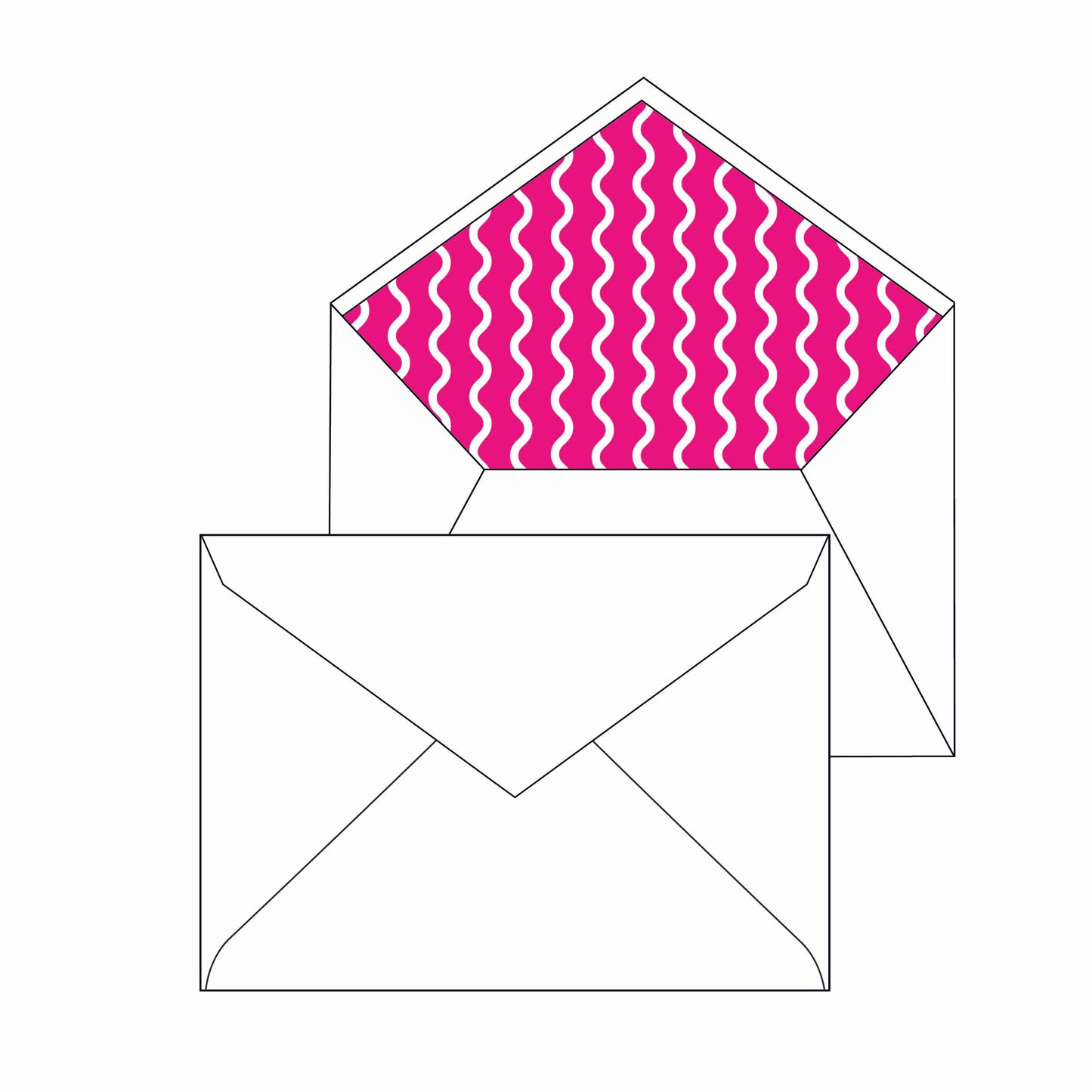 squiggles | valentine's card | letterpress