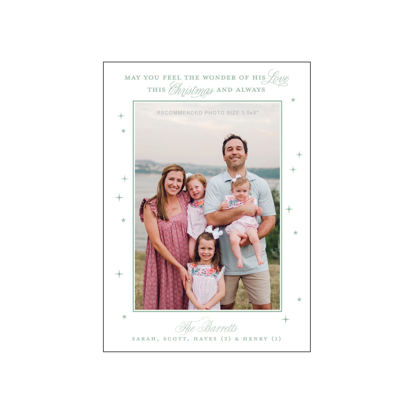 stars and wonders | holiday card | letterpress