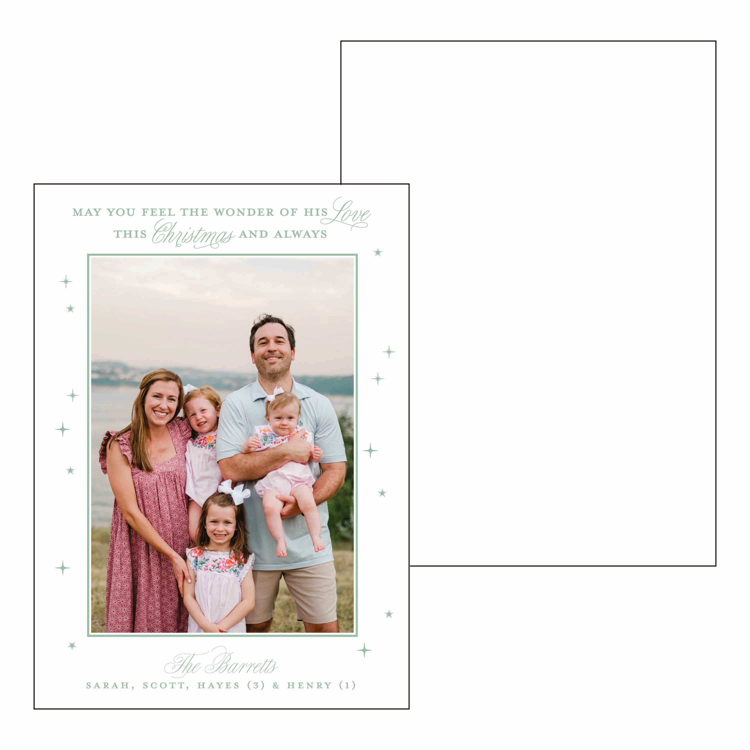 stars and wonders | holiday card | letterpress